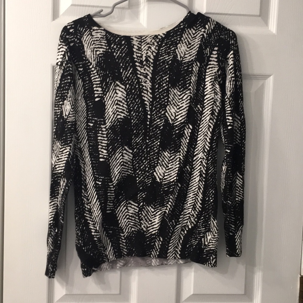 Black and White Sweater